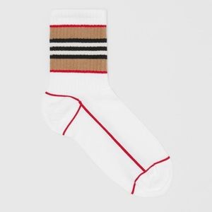 Burberry Icon Stripe Intarsia Ankle Socks